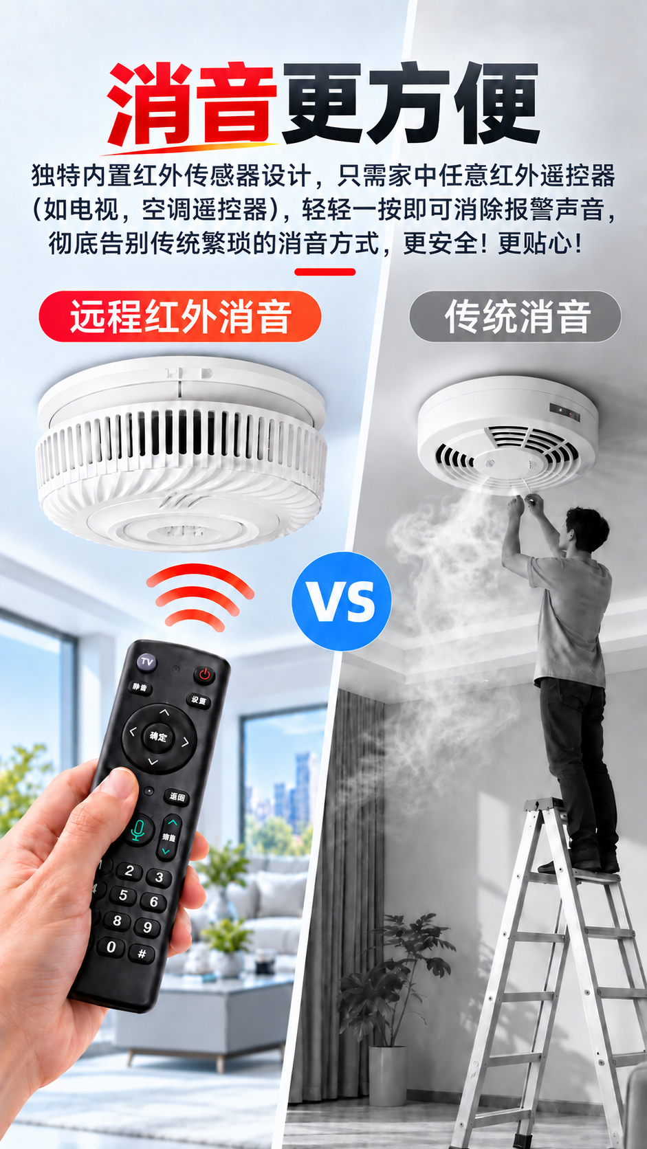 4G智能烟雾报警器