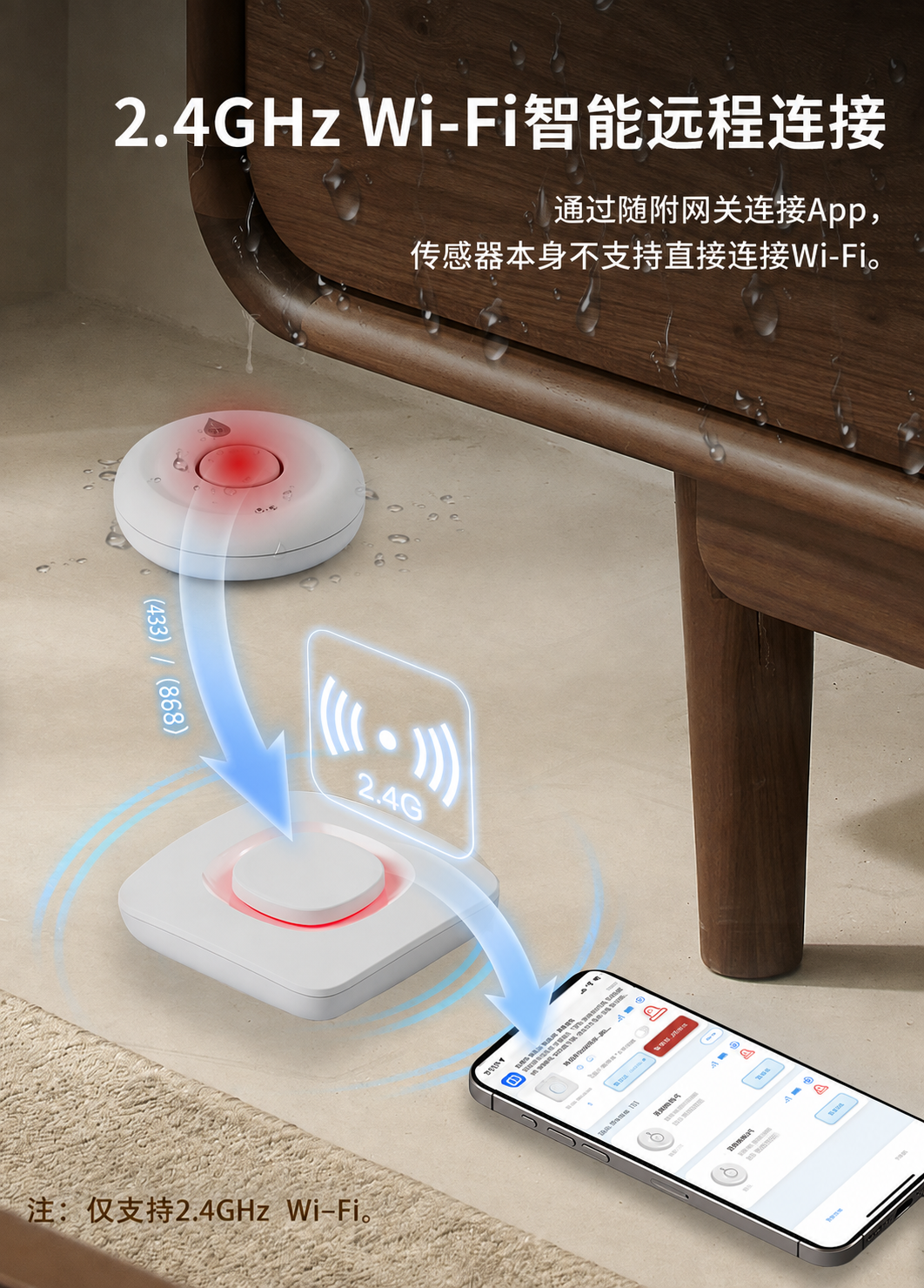 涂鸦智能水浸报警器